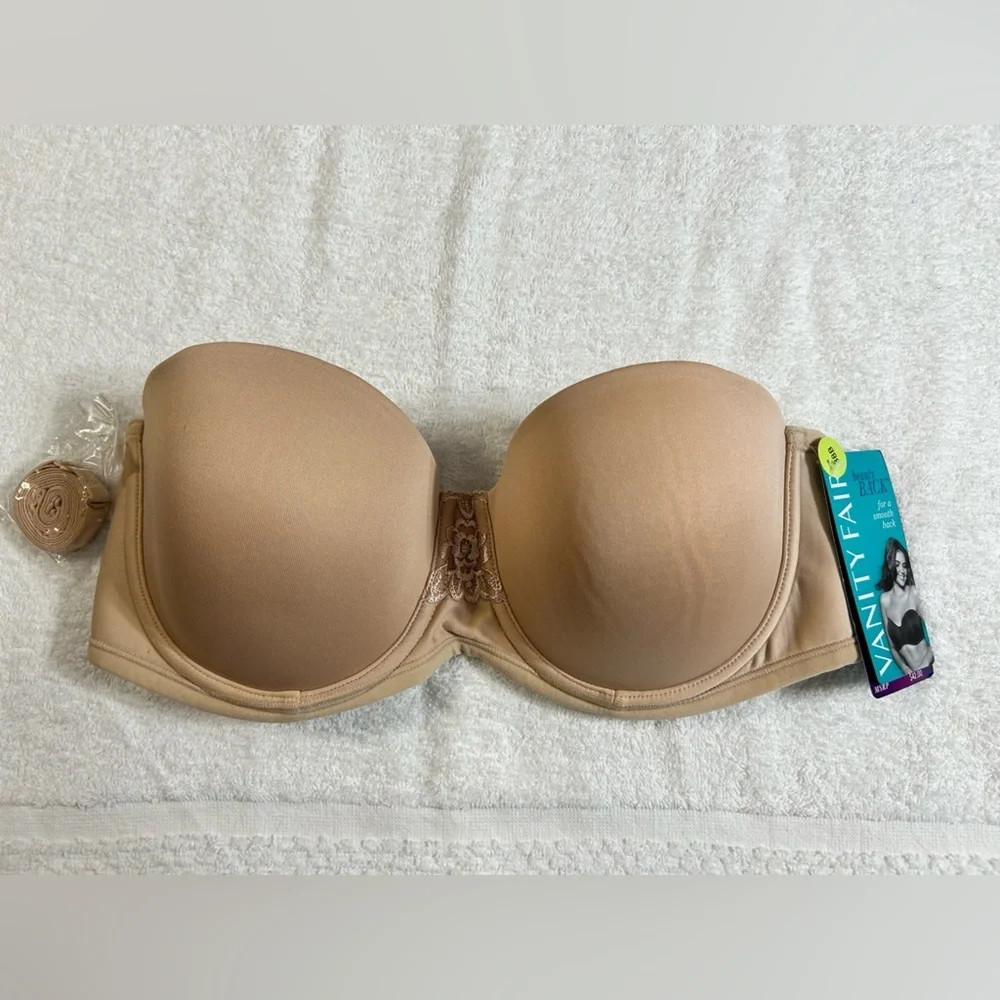 New! Vanity Fair Beauty Back Convertible Bra Size 38 B